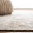 Natural Kilim Hand Woven Wool/Viscose/Cotton Geometric Rug in Natural Beige/Ivory-2106339225