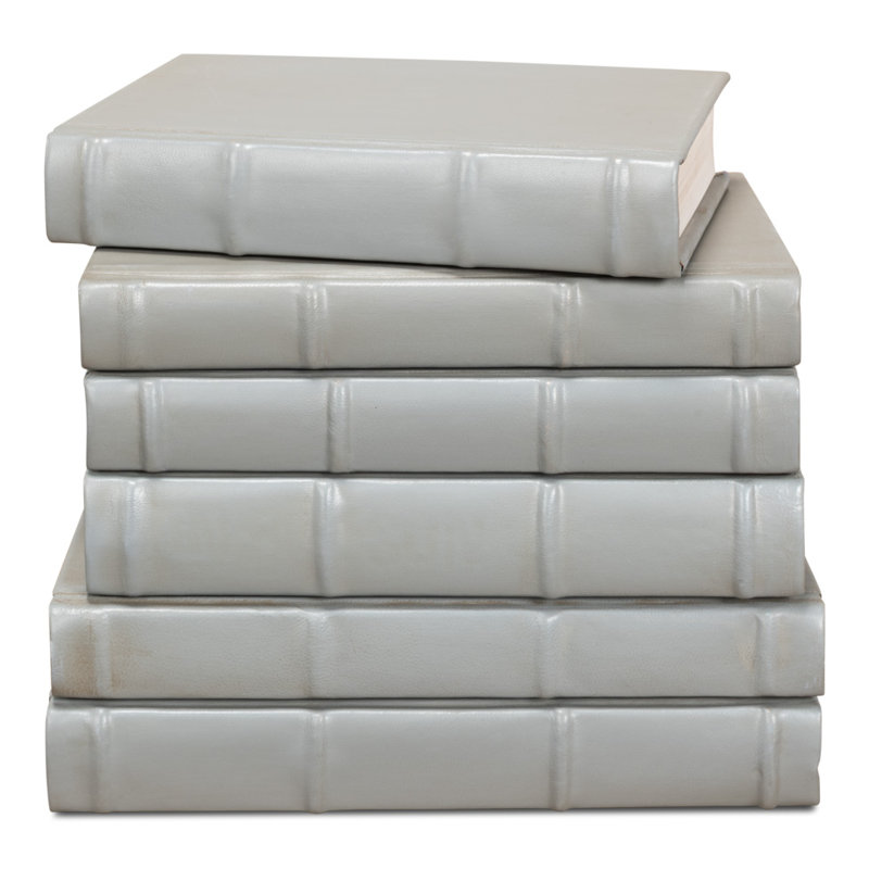 12 Piece Decorative Book Set, Antique Gray
