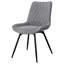 Ensemble de 2 chaises capitonnées pivotantes