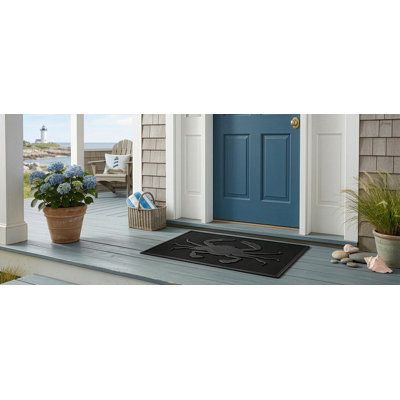 Crab Non-Slip Rubber Outdoor Doormat