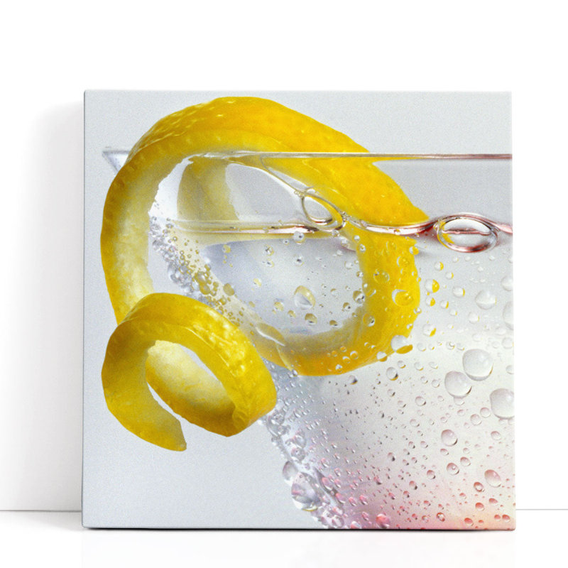 «Lemon Twist», reproduction d'art sur toile, H 30 po x l 30 po