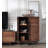 Mid-Century Modern Walnut Multi-Functional Accent Cabinet