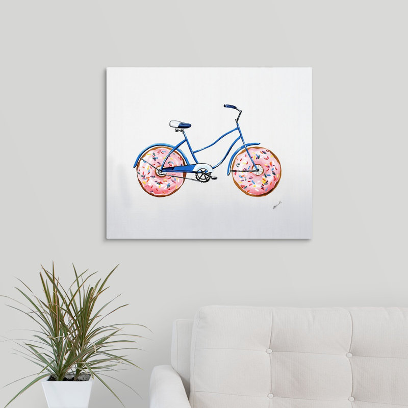 « bouée run iii », peinture sur toile, Toile tendue, H 20 po x l 24 po x p 1,25 po
