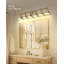 Luminaire de salle de bain industriel rétro à 6 lumières à intensité variable avec abat-jour en métal-114337641-114337642