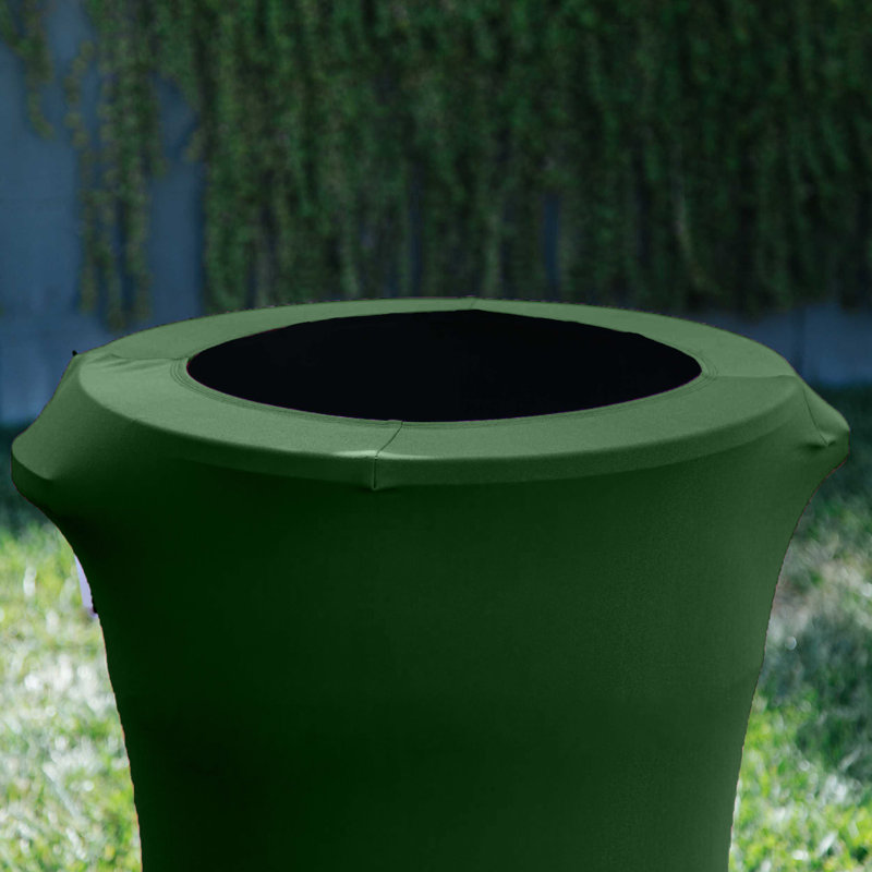 Housse pour poubelle Spandex, Vert émeraude