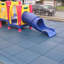 Carreaux de terrain de jeu en caoutchouc 2,5 po Eco-Safety-89617543