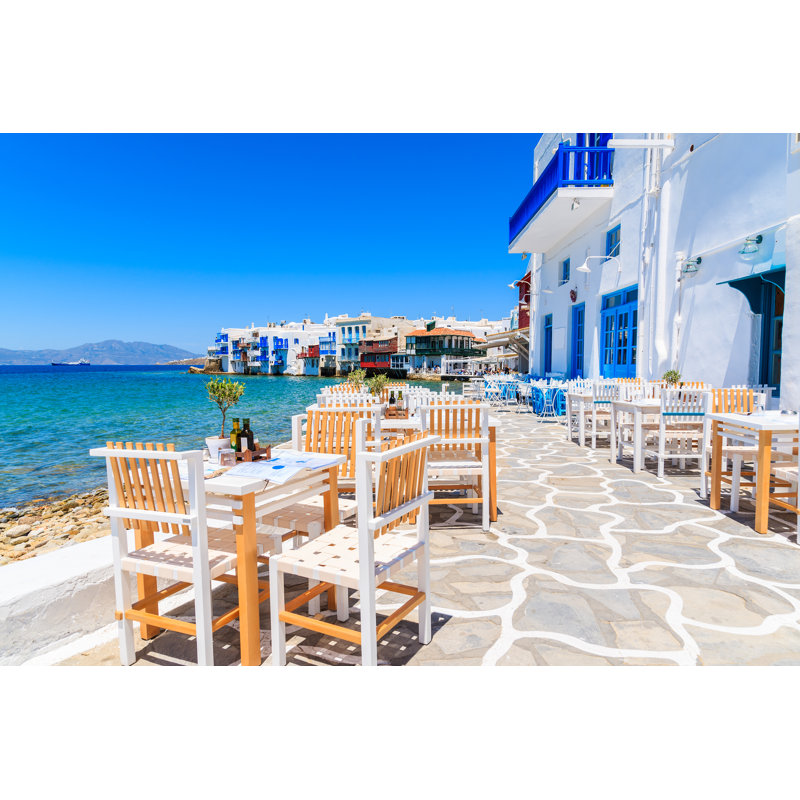 Mykonos Town, Mykonos Island, Greece by Pkazmierczak - Wrapped Canvas Print, 81cm H x 122cm W