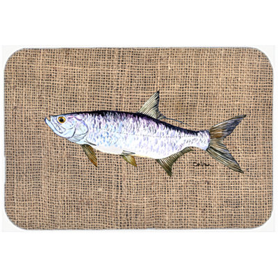 Caroline's Treasures Tarpon Fish Glass Cutting Board