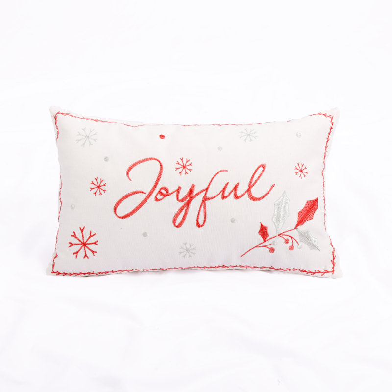 Cotton Lumbar Rectangular Pillow Cover & Insert