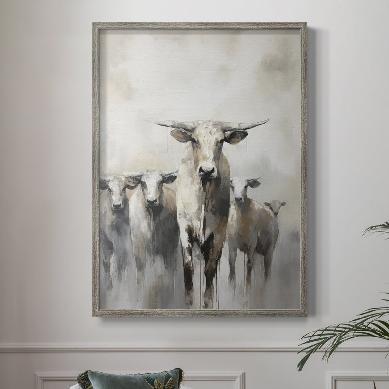 ANIMALS Series CCL XXV, reproduction encadrée - bois massif, H 11 po x l 9 po