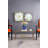 36x16x16.5" Zepeda Glass Top Coffee Table