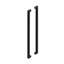 Deltana SSPBB4215U19 42" Extra Large Contemporary Pulls, Back-To-Back in Paint Black-2059878411