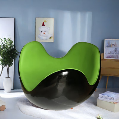 Chaise berçante moderne individuelle rembourrée