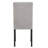 5Pc Contemporary Dining Set Rectangular Table Two Tone Upholstered Chairs Wooden Leg