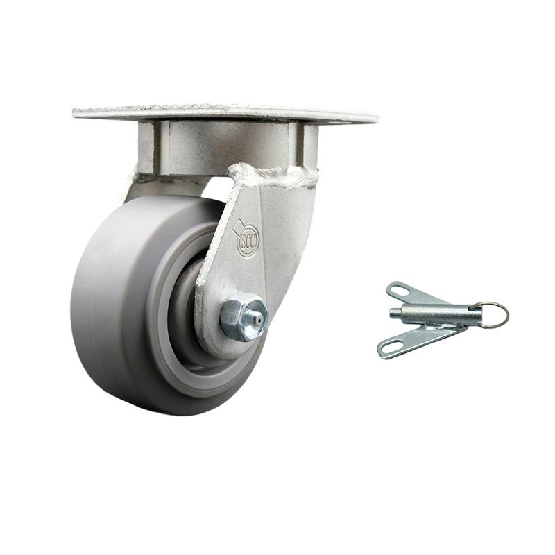 Roulettes pivotantes en plastique Kingpinless