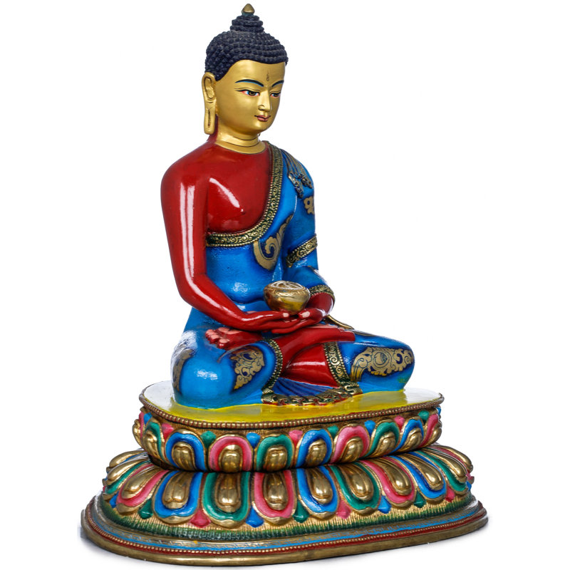 Bouddha tibétain Bouddha avec bol mendiant