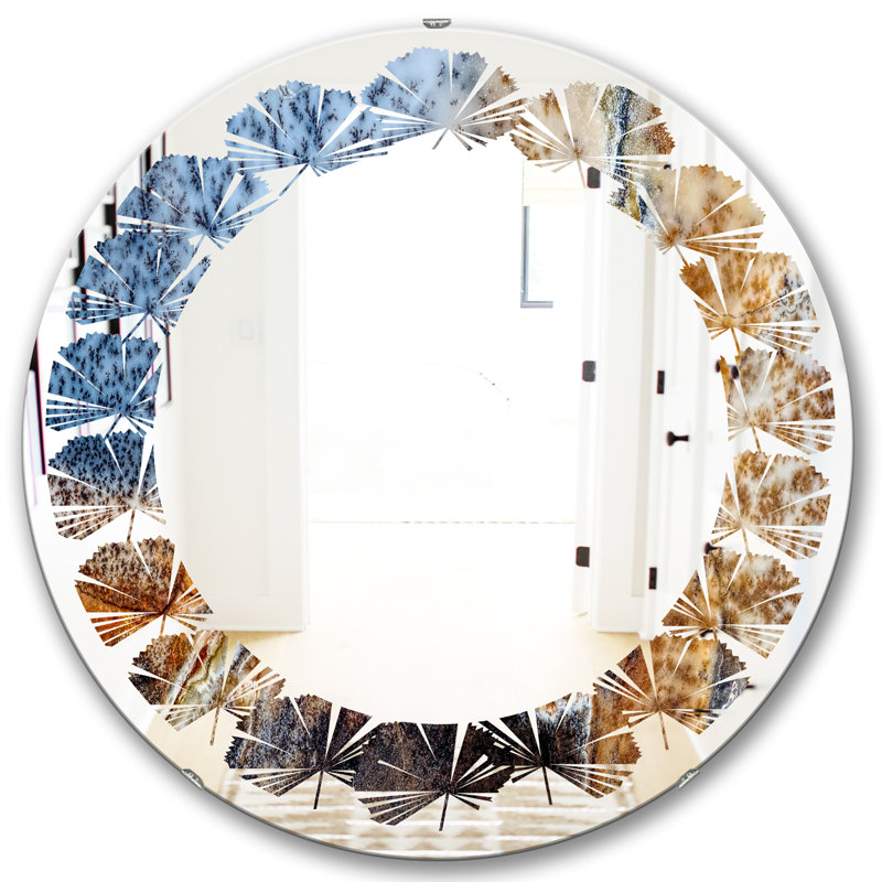 Miroir mural China, H 31,5 po x l po