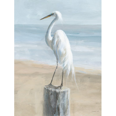 " Egret By The Sea Neutral " by Danhui Nai