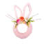 Couronne de pâques en forme de lapin de Pâques convenant à une vitrine suspendue ou à une décoration générale de Pâques / printemps-1928017372