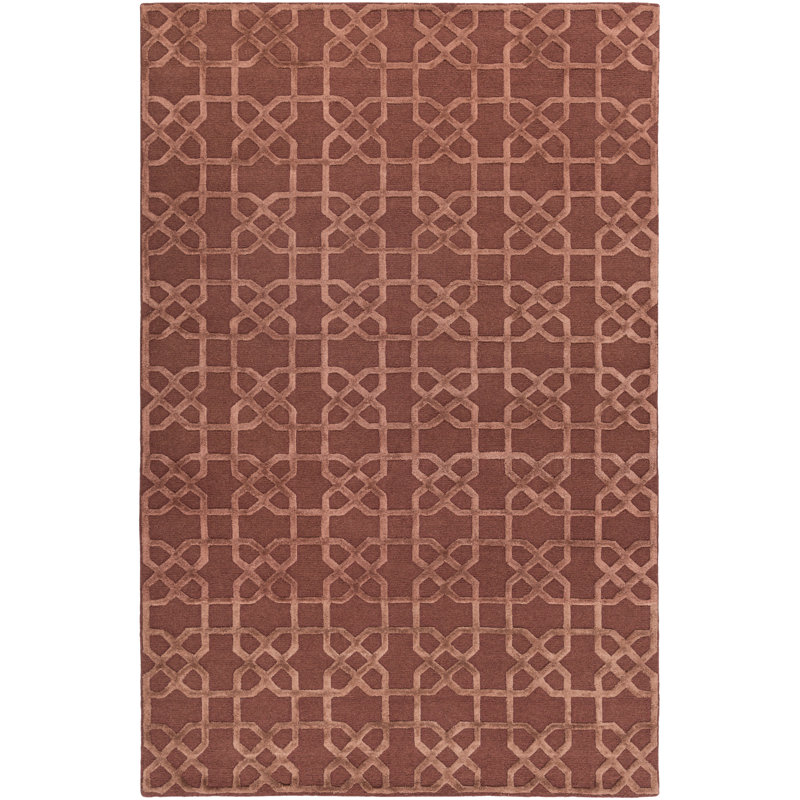 Rarden Wool Geometric Indoor Rug, Rectangle 2' x 3'
