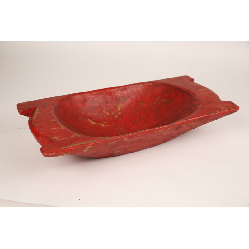 Bol décoratif Bober, Rouge