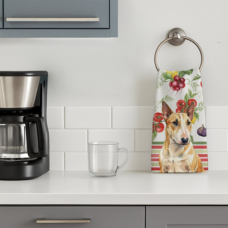 Serviette de cuisine miniature Bull Terrier, Miniature Bull Terrier