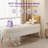 Storage Bench 43.5" Linen Fabric Upholstered Entryway Bench-1384957437