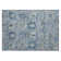 Machine Washable Indoor/Outdoor Xhevrie Denim Rug