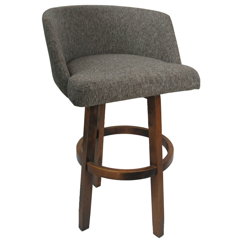 Tabouret pivotant Aghilas, Gris mojave, Tabouret de bar (siège d’une hauteur de 30 po)