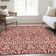 Premium Machine Washable Prisco Red Rug