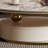 51.2-Inch Oval Faux Marble Coffee Table with Drawers