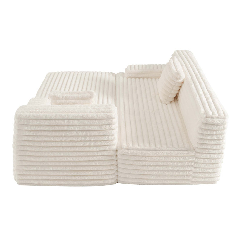 Canapé modulaire 110 po Cloud, Beige