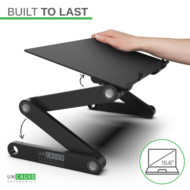 Avery 18" H x 17" W Standing Desk Conversion Unit, Black