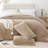 Fluffy Comforter Set 3 Pieces- All Seasons Heavy Faux Fur Comforter With Two Pillowcases-116802364-116802369