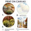 «Mexico Cactus Oasis Impasto II», art mural traditionnel corail-1964724492-1964724495-1964724533