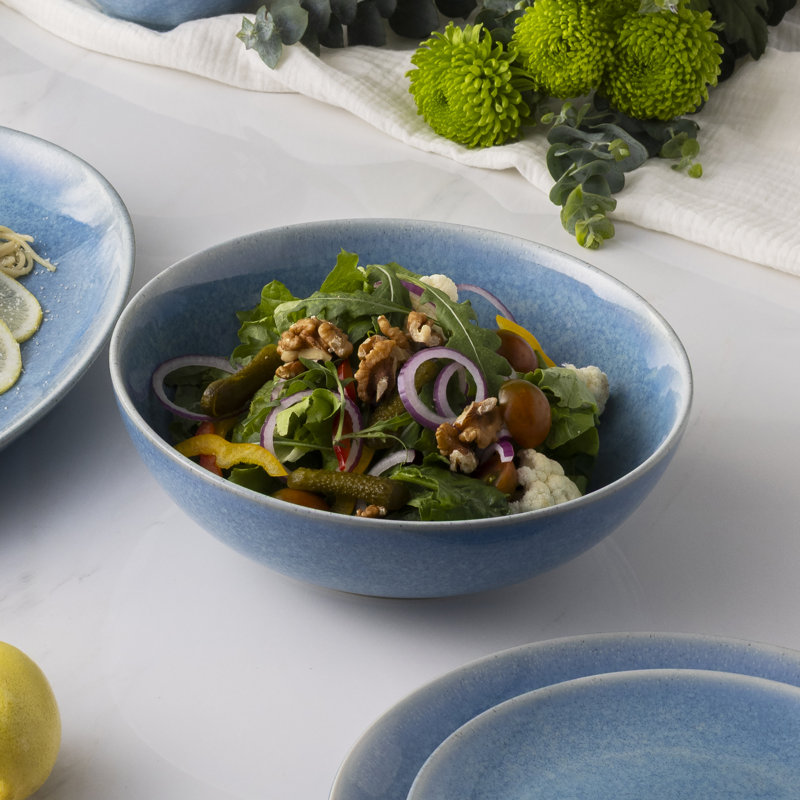 Bol à légumes rond Colorwave Azure, 9,5 po, 64 oz