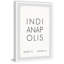 Indianapolis - Cadre photo, impression d'art textuel sur papier-1837543643