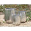 Ensemble de pots à fleurs en métal 3 pièces Timblin-537783955