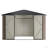 Outdoor Storage Shed, Utility Metal Tool Storage With Lockable Doors And Updated Frame Structure, Large Metal Garden Shed For Backyard, Patio Lawn-113767372-113767373