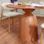Ensemble de table de salle à manger de style campagnard en bois massif avec peu d'espace et chaises rembourrées-2085008849-2085008850