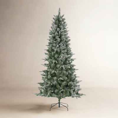 Frosted 7' Pre-Lit Pine Christmas Tree