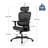 Ergonomic Home Office Task Chair With Adjustable Lumbar Support & Seat Depth High Back Mesh Desk Swivel Chair