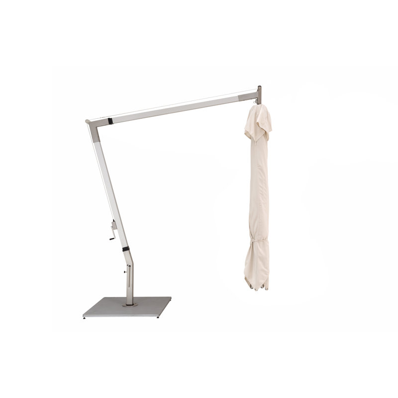 Pendulum 10' x 13.1' Rectangle Cantilever Umbrella, Canvas Canvas Sunbrella® Canvas, Double Stack Plate - Large