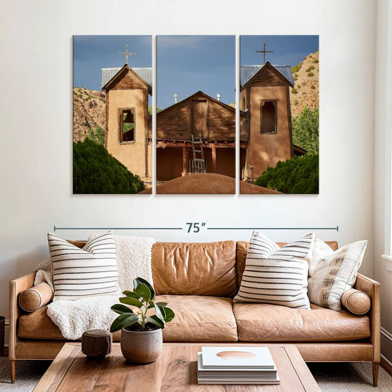 El Santuario De Chimayo, 42" H x 65" W