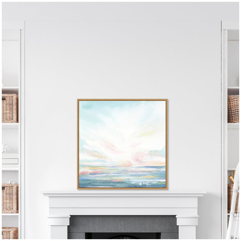 «Heavenly» par Julie Maida, reproduction d'art sur toile encadrée, Tanné