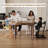 Adjustable Solid Wood Kids High Chair with Locking Wheels, Height Adjustable Seat & Footrest-49028684