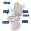 Sellman Soft Close Round Standard Toilet Seat-83787288
