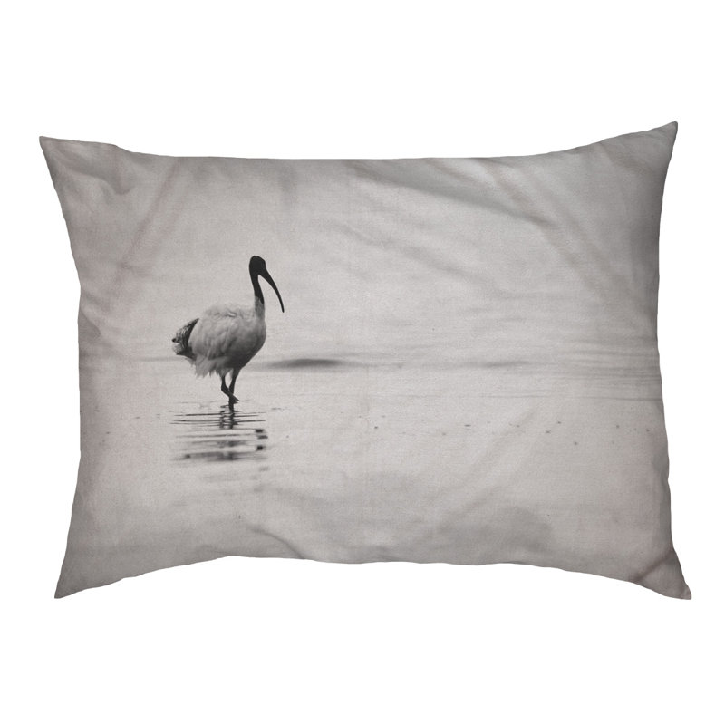 Coussin de concepteur ibis Burien, L 19,5 po x l 29,5 po, Marron foncé
