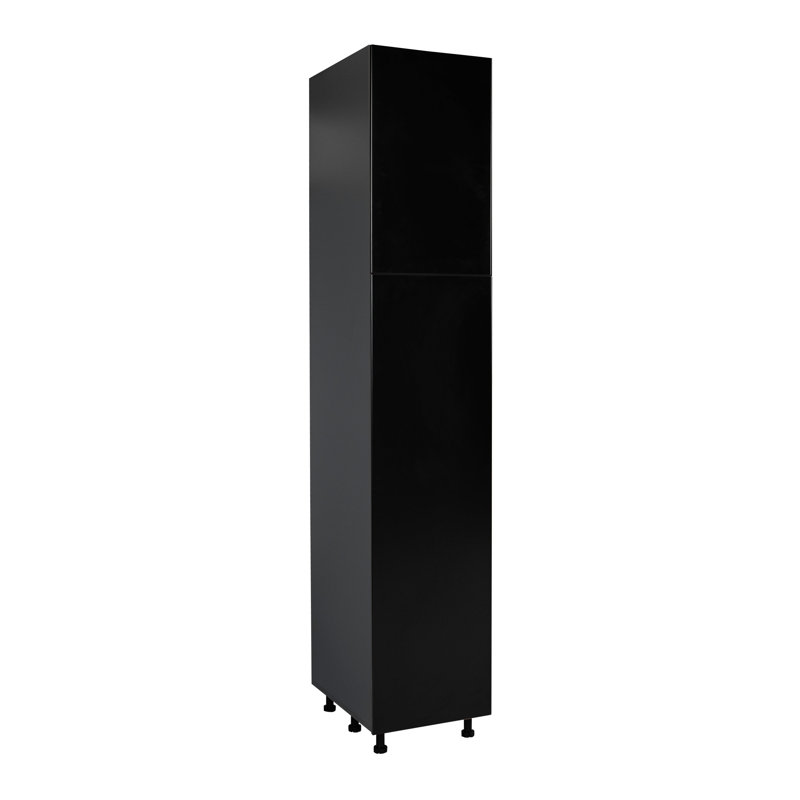 Armoire ouverte WALLKITCHENS en panneaux de particules, 45,7 cm (L) x 61 cm (P) x 228,2 cm (H), avec portes, finition mate.