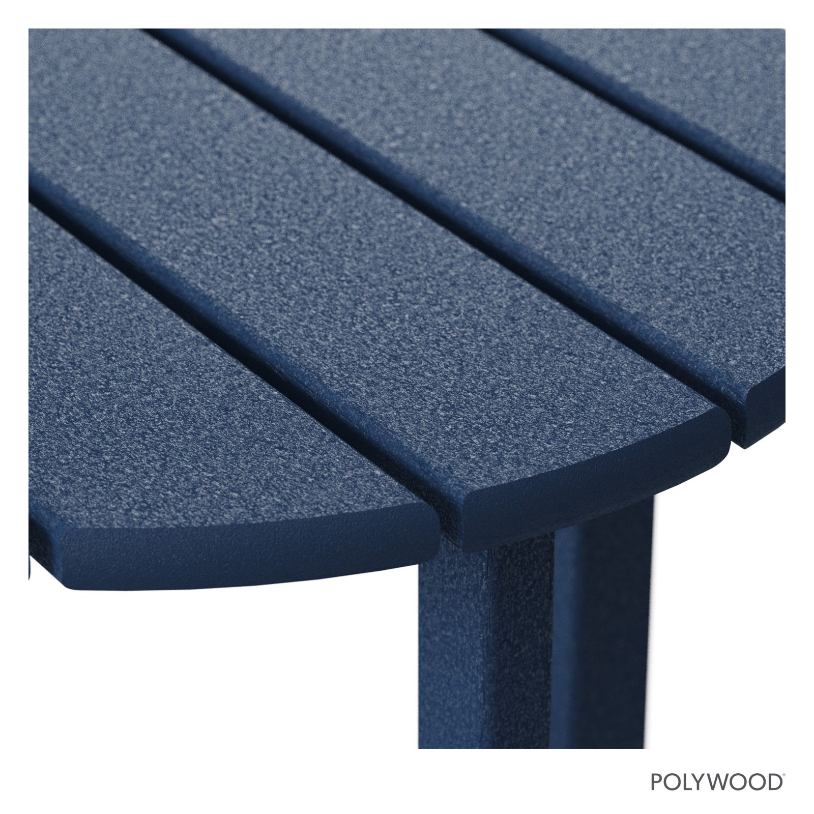 POLYWOOD® Tables 18" Patio Side Table, Navy